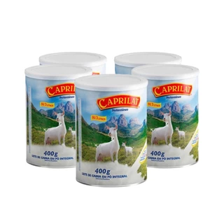 Leite De Cabra Em Pó Caprilat - Kit C/ 5 Latas de 400g