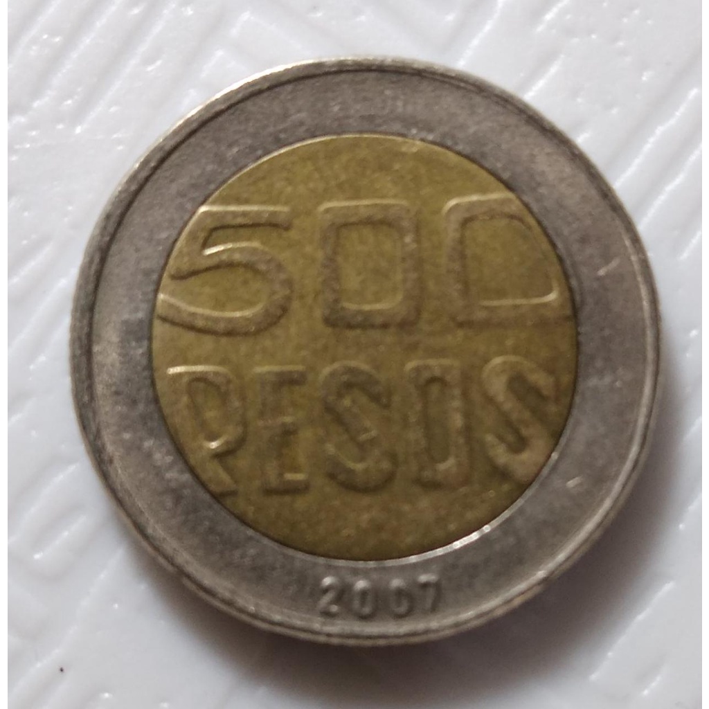 500 pesos - Colombia - 2007