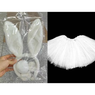 Kit Coelho + saia tule para Adultos