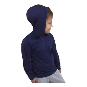 Kit 3 Camisa Proteção Solar Infantil Com Capuz Uv +50
