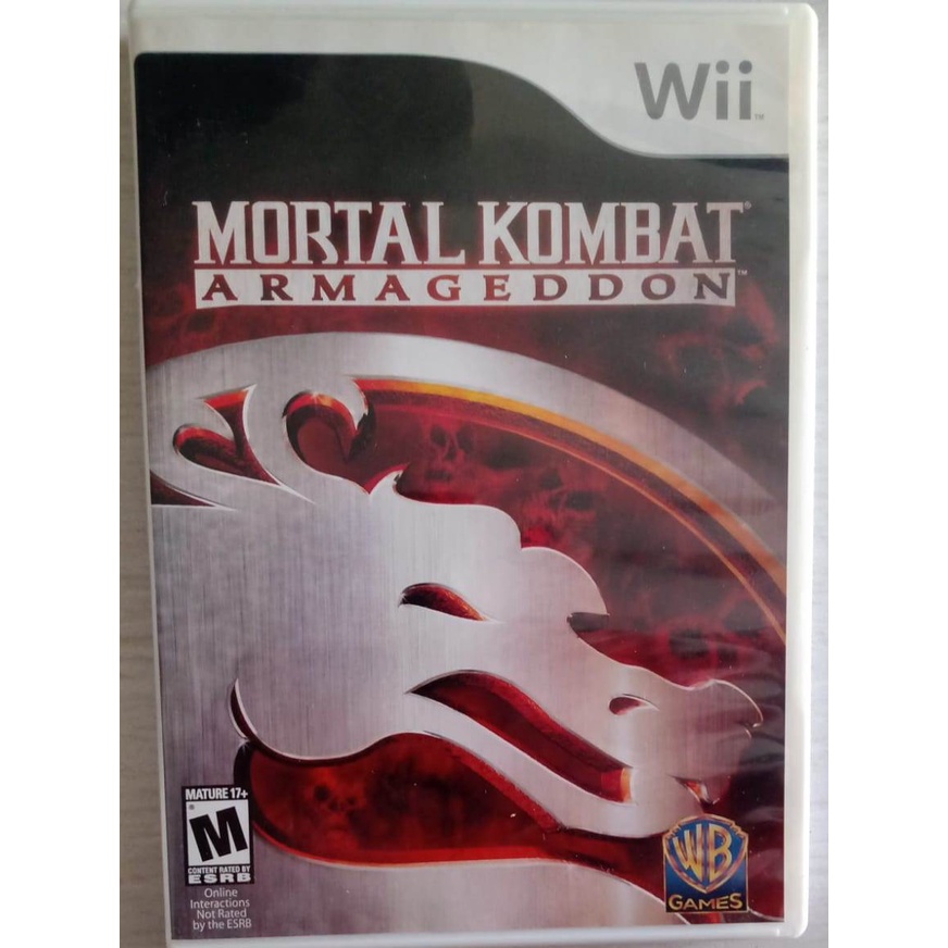 Mortal Kombat Armageddon - jogo wii americano original | Shopee Brasil