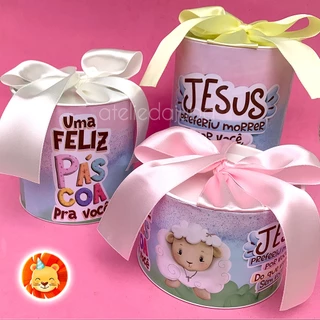 KIT 10 Tubolatas Feliz Páscoa Religiosa Cristã Lembrancinhas Decoração - Vários tamanhos em Oferta na Shopee