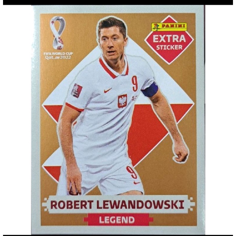 Figurinha Original EXTRA STICKER LEGEND BRONZE ROBERT LEWANDOWSKI ...