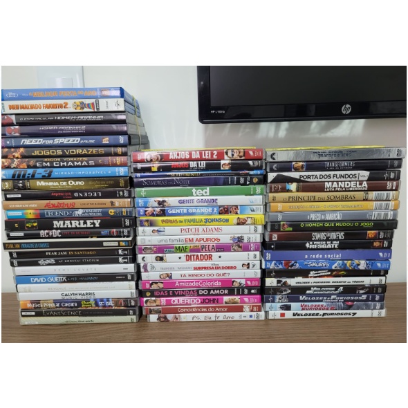 Kit Coleção Completa 55 DVDs e 2 Bluray variados | Shopee Brasil