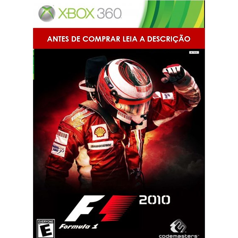 Jogo Formula 1 2010 Xbox 360 (F1 2010) Mídia Física