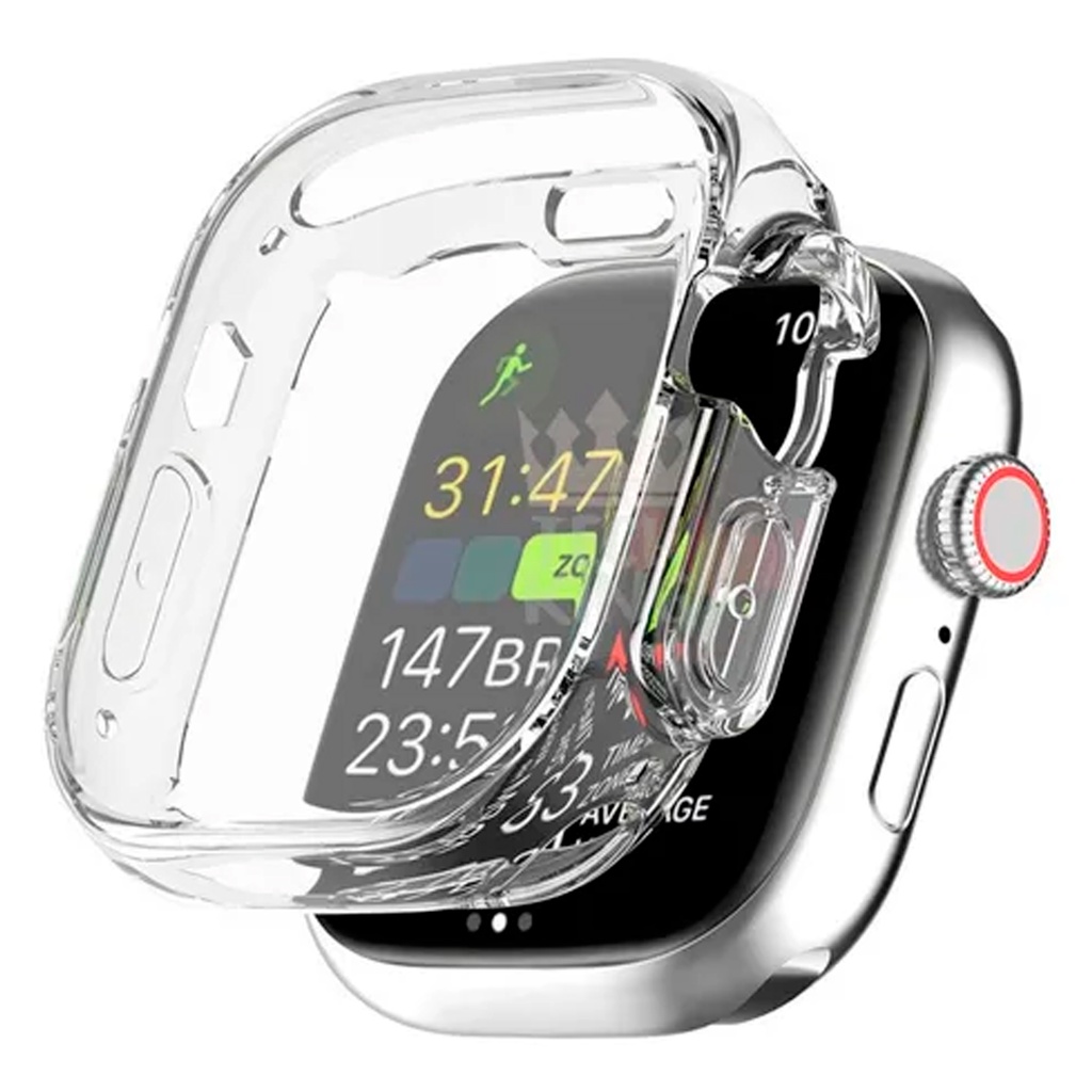 Pulseira Para Relógio AppleWatch de Silicone Lisa Flexível Apple WH68 HW X8  Ultra Series 8, 7, 6, SE, 5, 4, 3, 2, 1, 38MM, 40MM, 41MM, 42MM, 44MM, 45mm  e 49mm New