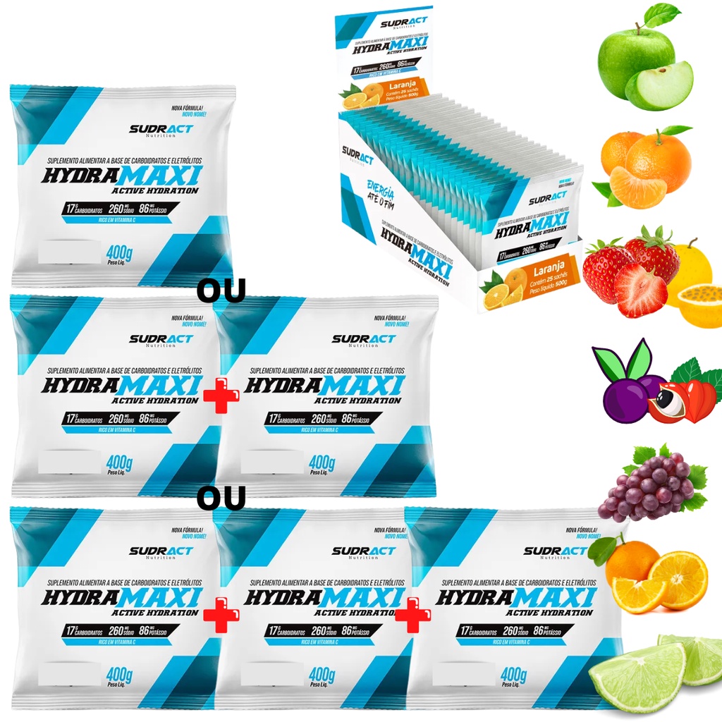 Repositor Isotônico Hydramaxi Sudract Energia Pedal Endurance Futebol