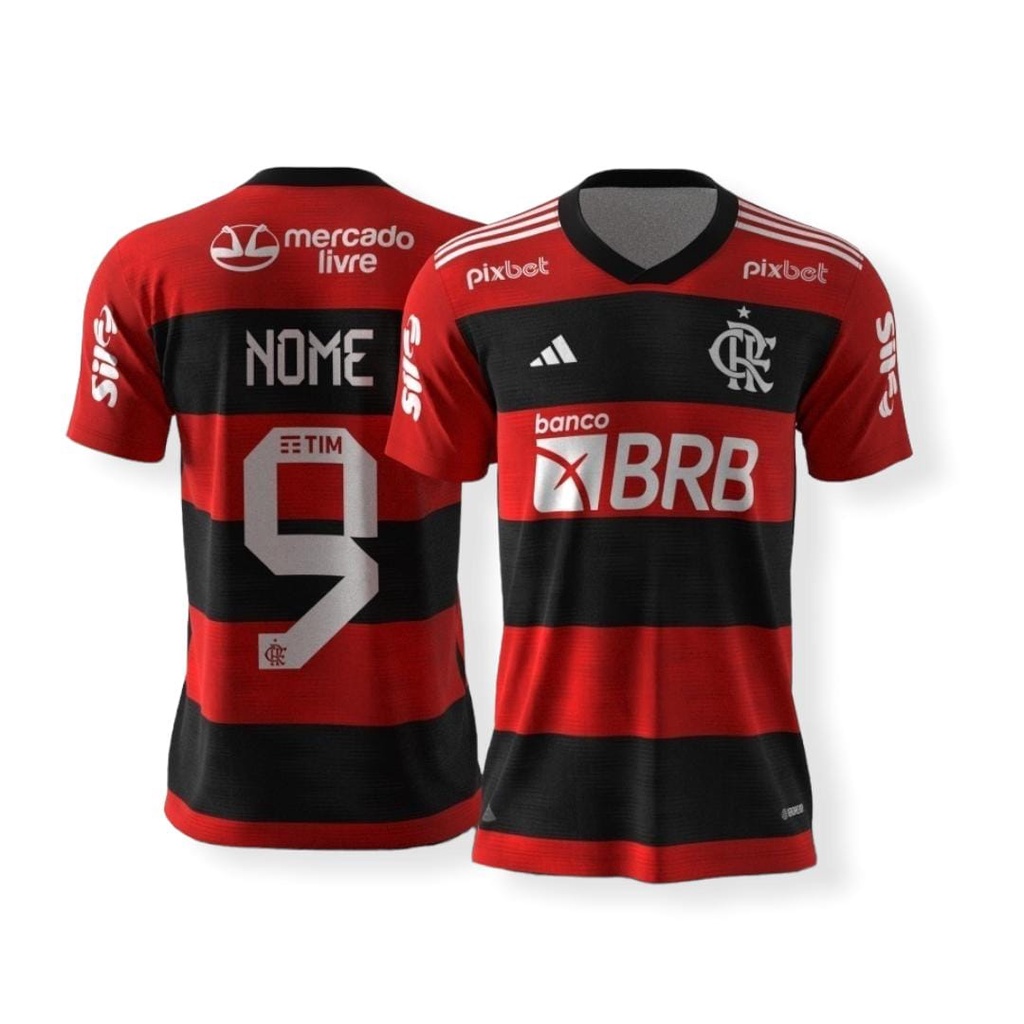 camisa personalizada flamengo | Shopee Brasil