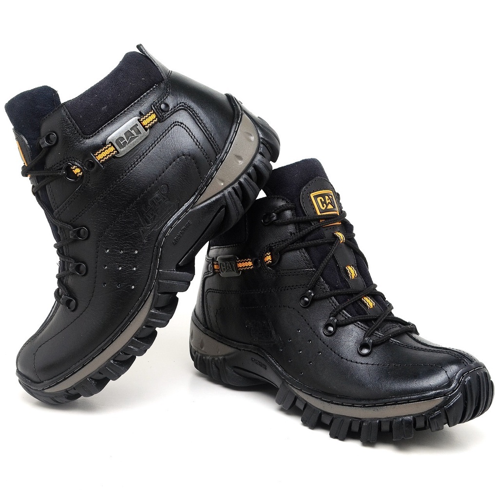 Bota caterpillar hot sale couro original