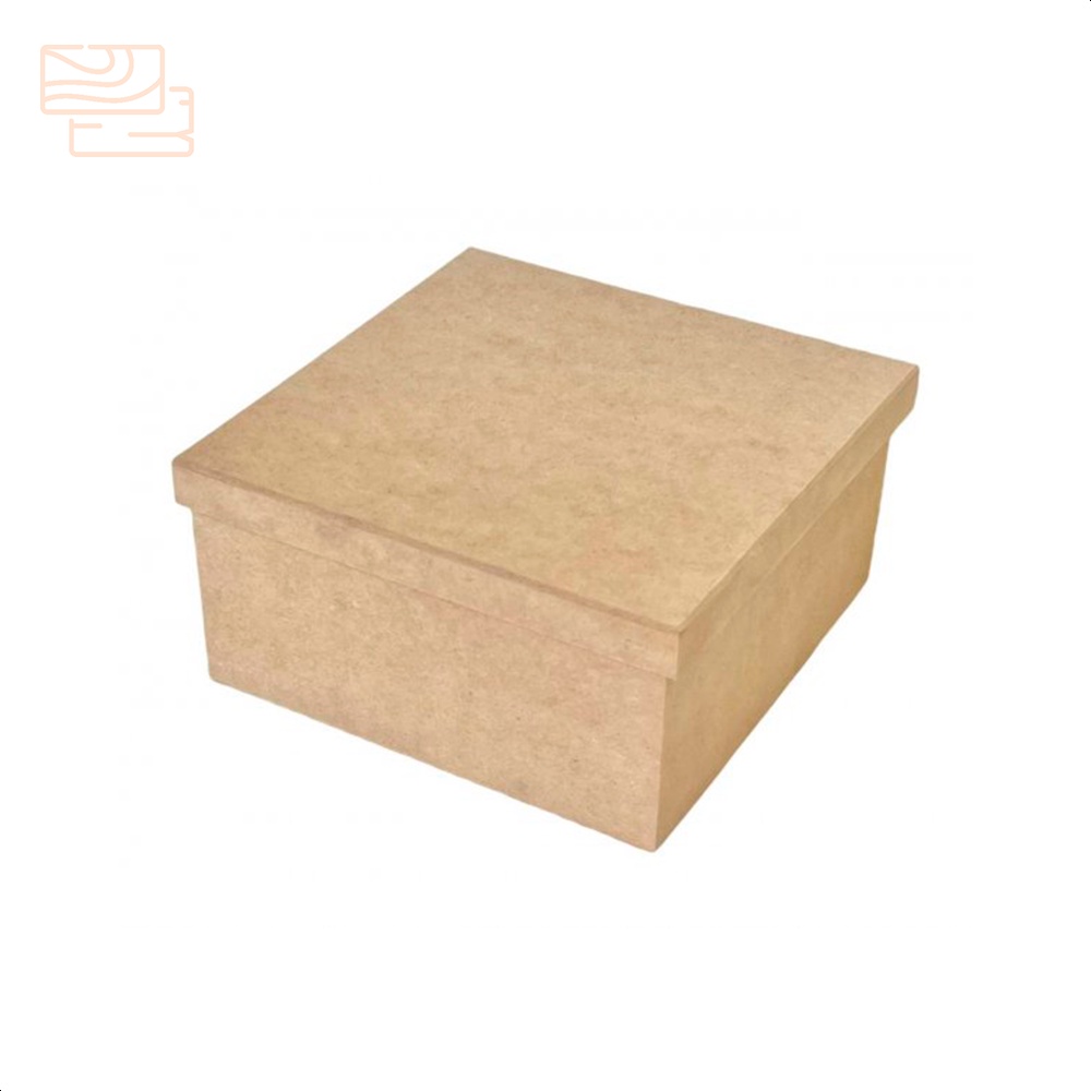 Caixa mdf 20x20x10 presente lembrançinha casamento aniversario decoração