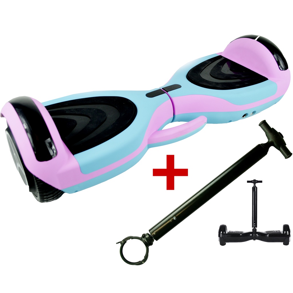 Hoverboard Overboard Skate Elétrico Bluetooth com Alça Barra De Punho ...