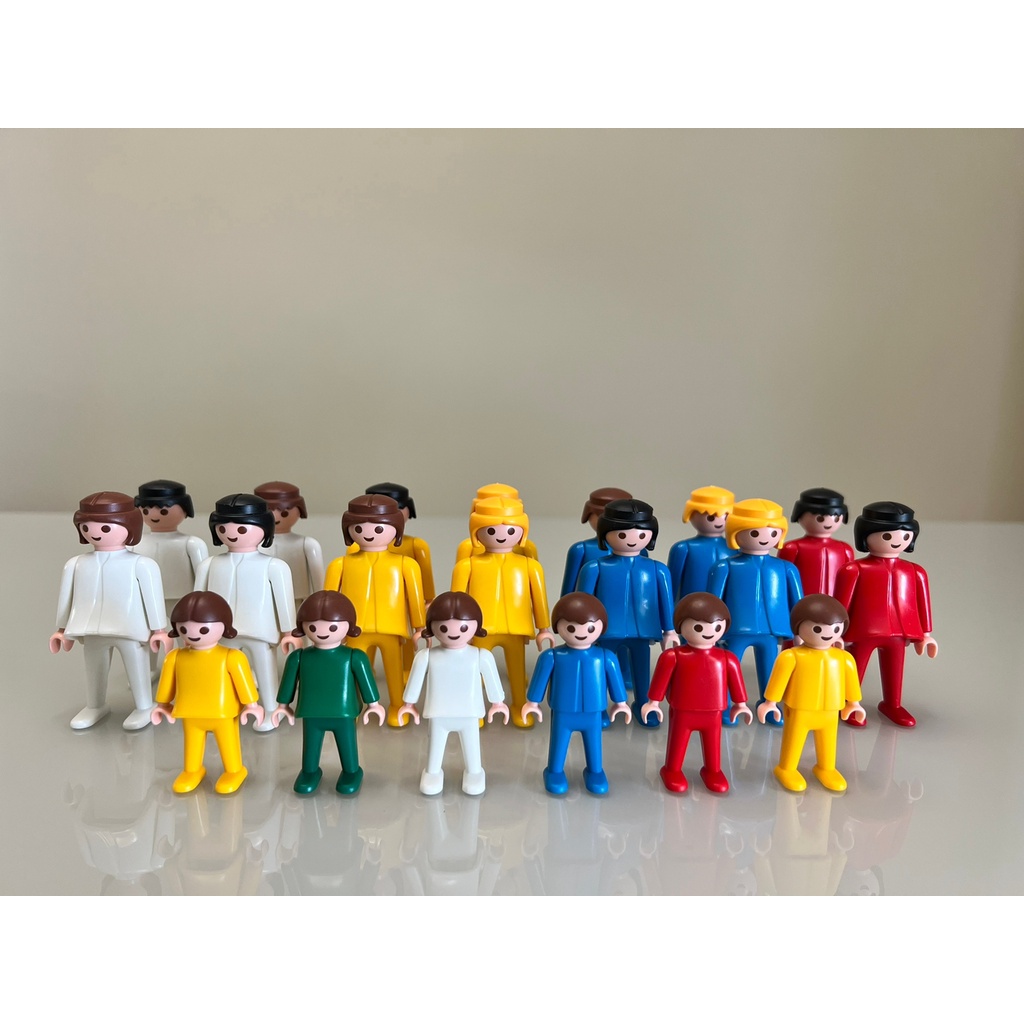 Lote Playmobil Sorveteiro Crianças Bonecos Geobra Trol