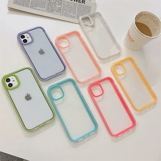 Capinha Transparente 3 em 1 Iphone 7Plus/8Plus/XR/11/11Pro Max/12/12Pro/12Pro Max/13/13Pro/13 Pro Max Capa Protetora Silicone