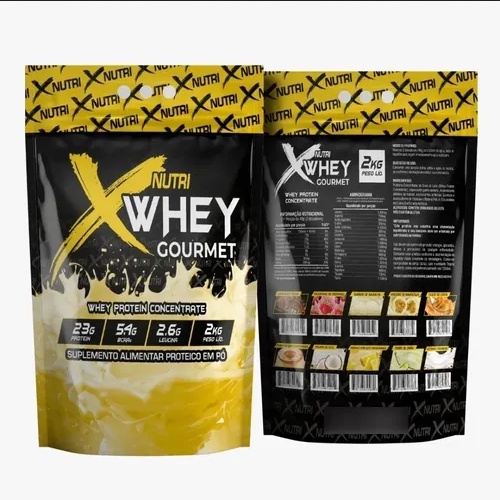 Whey Gourmet Whey Protein Concentrate Refil 2kg X Nutri Nutrition