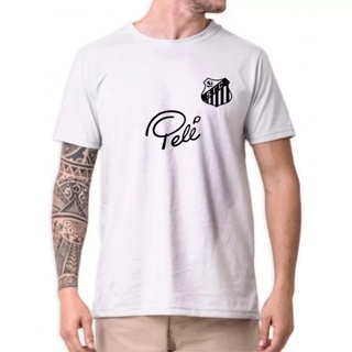 Camisa Santos Despedida do Rei Pelé Masculina - Preto