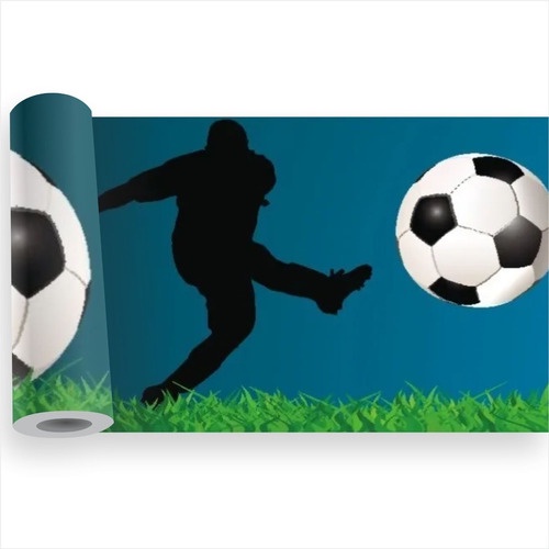 Papel de Parede Infantil Esporte Gol Futebol Bola Jogo GG135