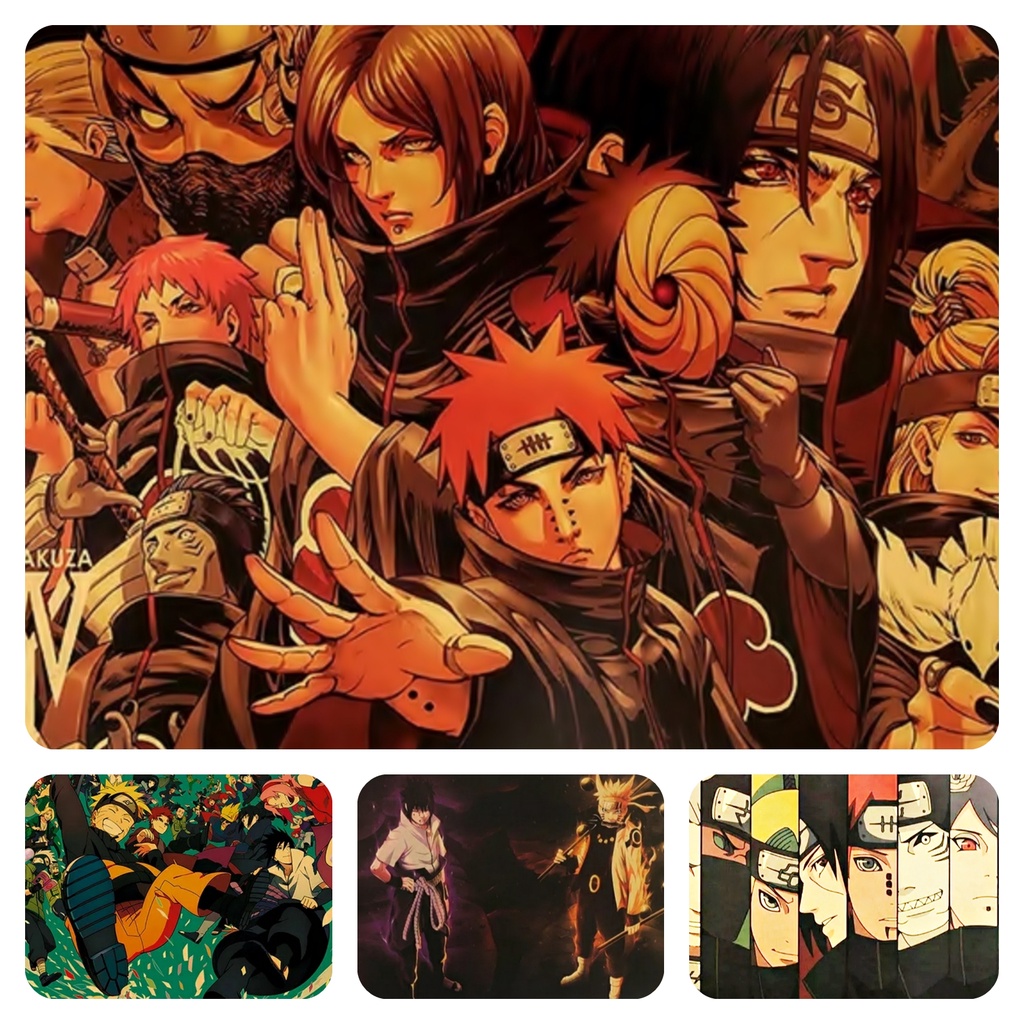 Pôster de pintura em tela de Naruto Shippuden Akatsuki Itachi