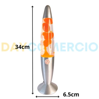 Luminária de Lava Lamp Bolha Decorativa com Efeito Relaxante para Ambientes 110v 220v