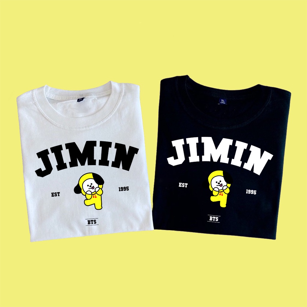 Camiseta T-shirt Unissex Algodão Grupo Kpop Jimin Bt21