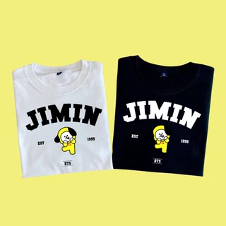 Camiseta T-shirt Unissex Algodão Grupo Kpop Jimin Bt21