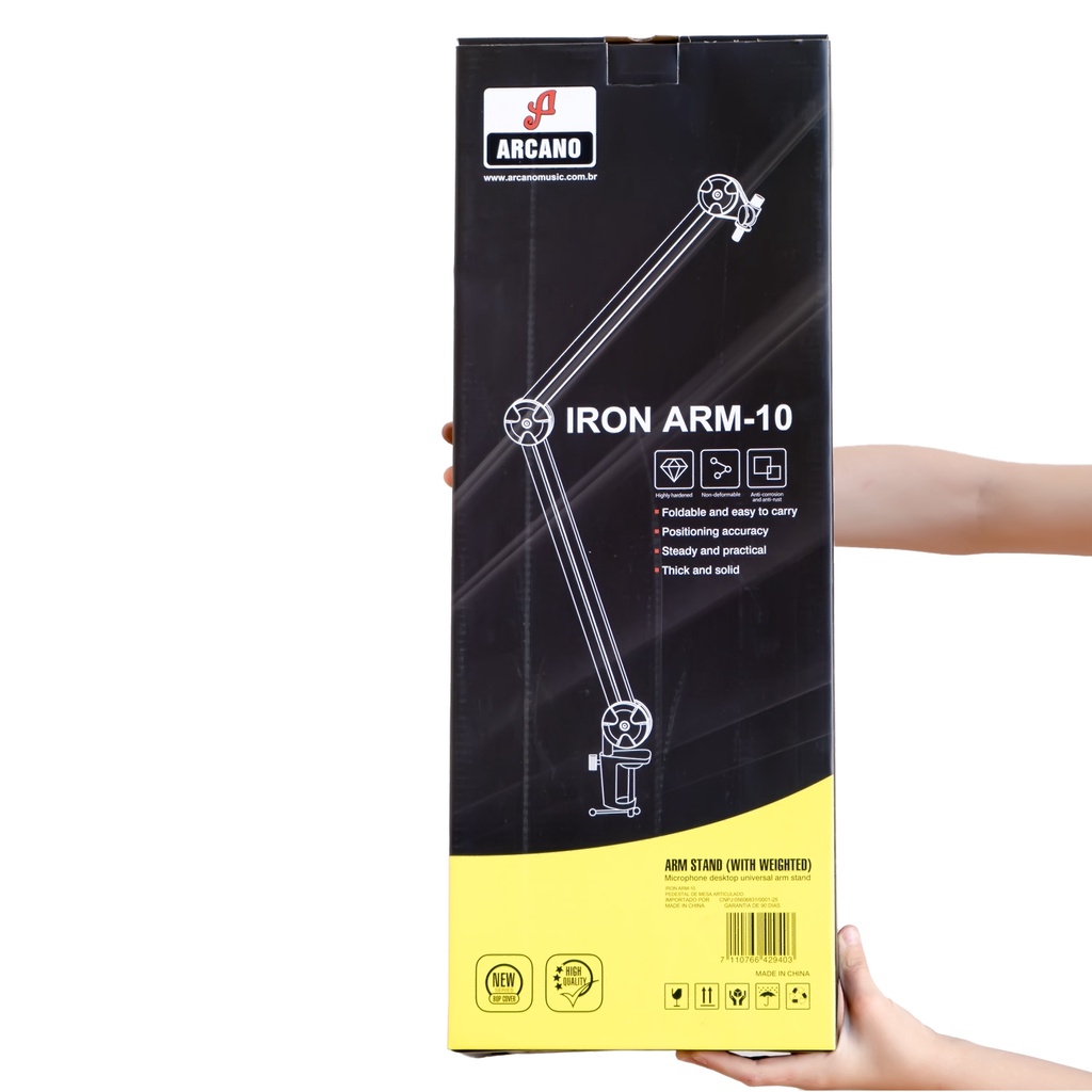 Pedestal Braço Articulado De Mesa Arcano Iron Arm-10