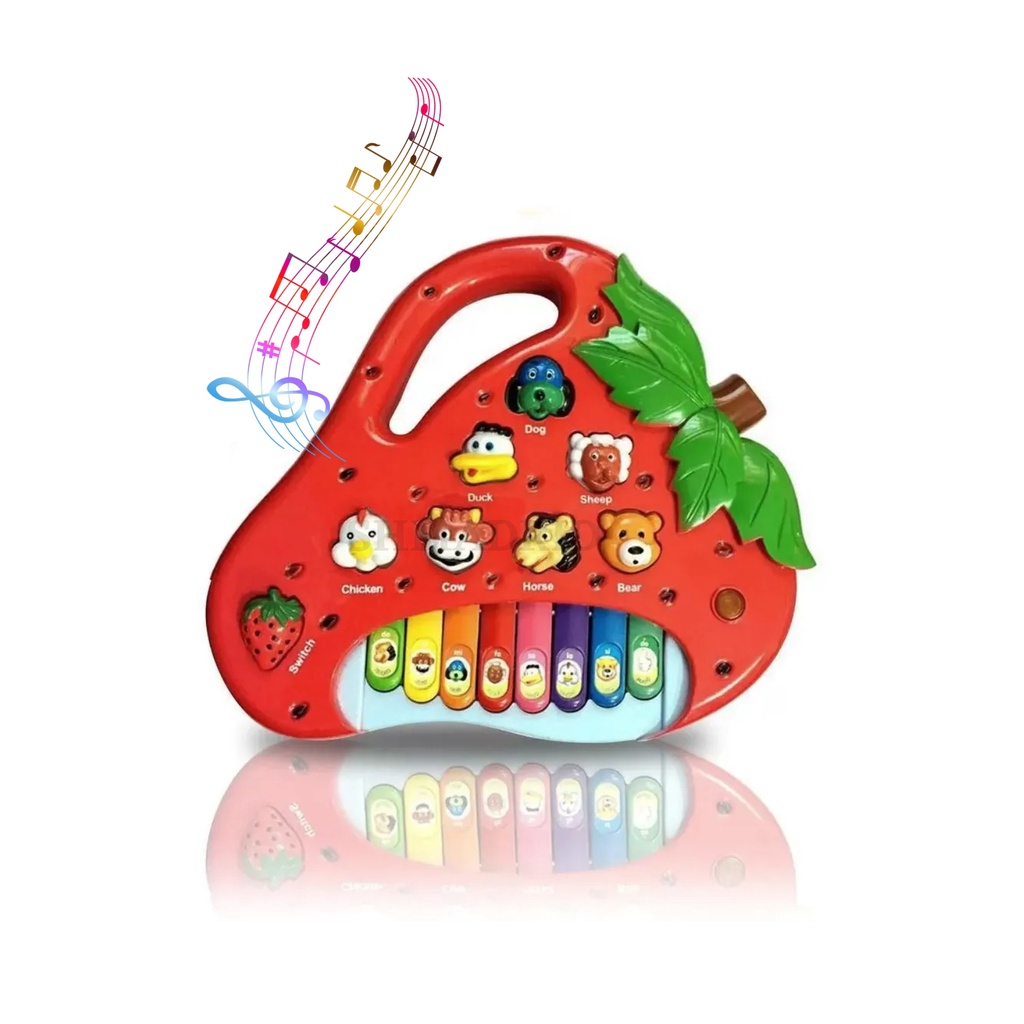Teclado Eletrônico Happy Unicórnio Luz Musica Brinquedo Infantil da Well  Kids no Shoptime