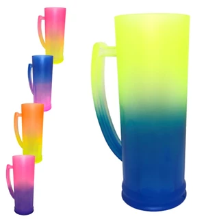 Caneca Chopp Slim degradê DeGrau 400ML. (10 Unidades)