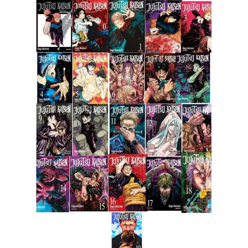 Jujutsu Kaisen Todos os Volumes (Lacrados e Semi-novos) - Complete sua Coleção