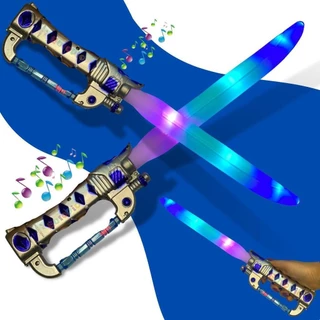 Kit 14 Espada Sabre De Luz LED e SOM Forte Mira Laser 52 cm - Pronta Entrega