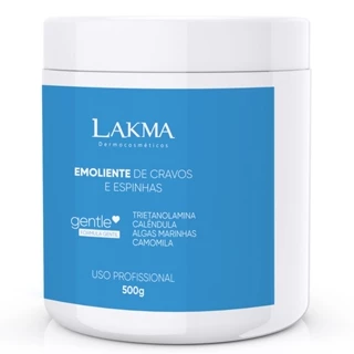 Lakma Creme Emoliente De Cravos E Espinhas 500g Limpeza de Pele