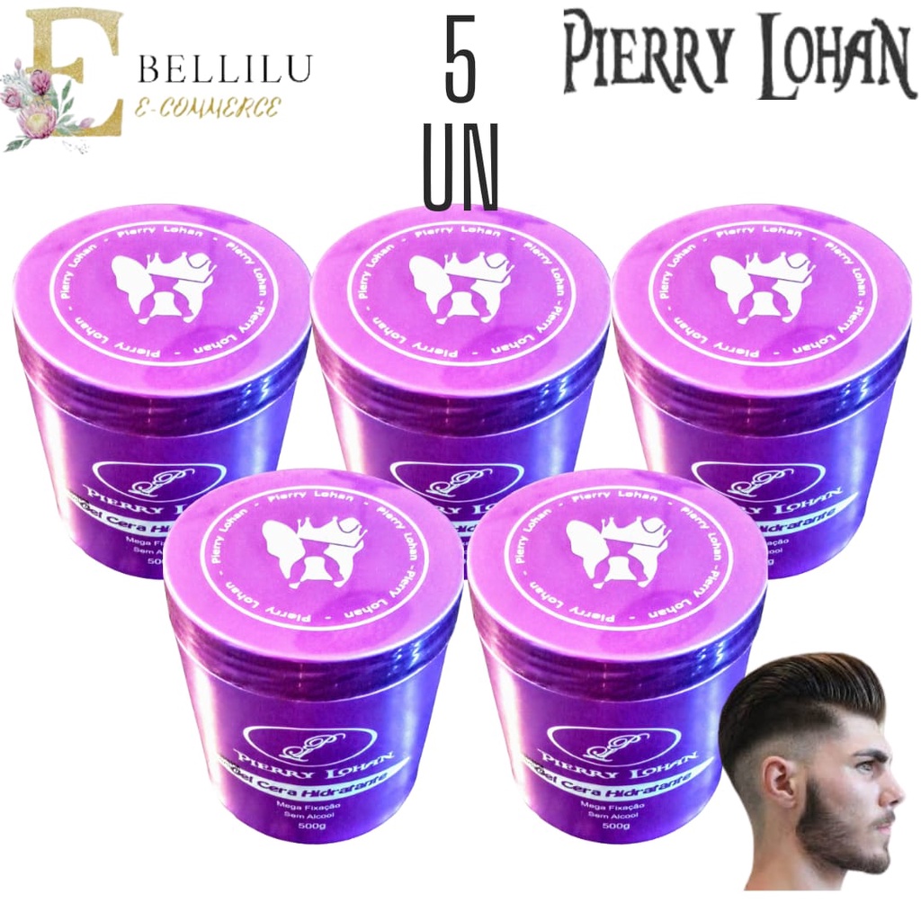 Kit 5x Gel Cera Pierry Lohan 500g | Shopee Brasil
