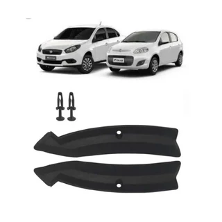 Par Moldura Acabamento Parabrisa Fiat Grand siena e Palio Attractive 2013 original fiat