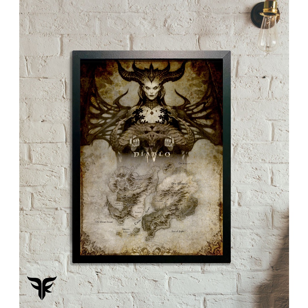 Quadro Diablo IV - Mapa