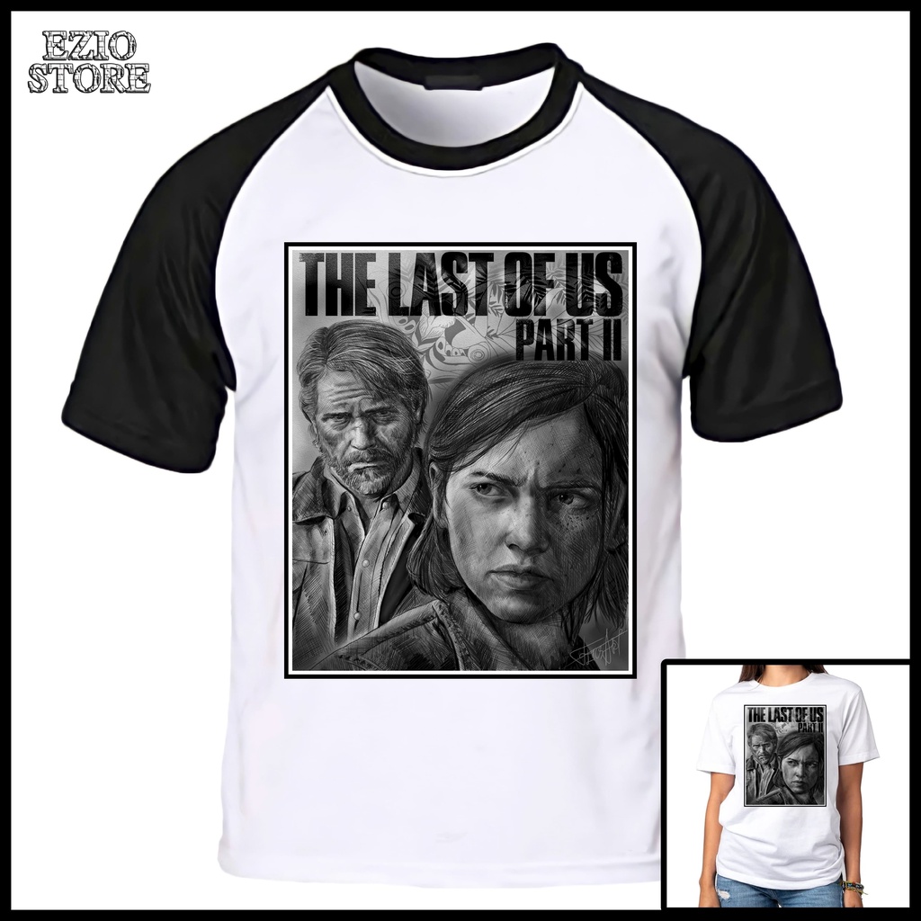 Camiseta masculina Ellie The Last of Us part II bege, Sony
