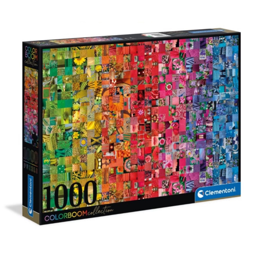 Quebra Cabeca Puzzle Color Boom Collage 1000 Pecas | Shopee Brasil