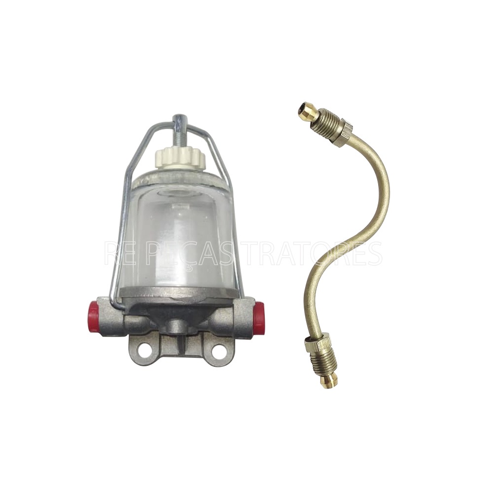 Filtro Diesel Sedimentador + Tubo Para Tratores Massey Ferguson 65x ...