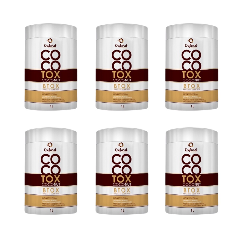 Botox Capilar CocoNut Profissional Redutor de Volumes - 6 Unidades ...