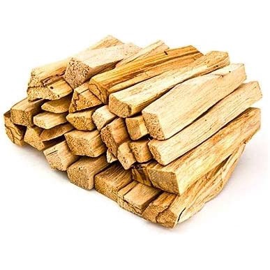 Palo Santo Peruano 100% Natural em Lascas Incenso Vegano para Aromaterapia e Defumação
