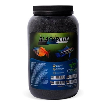 Areia Black Blue Mbreda, Areia Para Aquário Cor Preta 6kgs