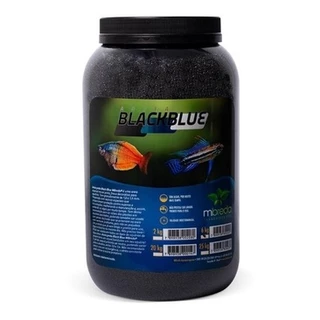 Areia Black Blue Mbreda, Areia Para Aquário Cor Preta 6kgs