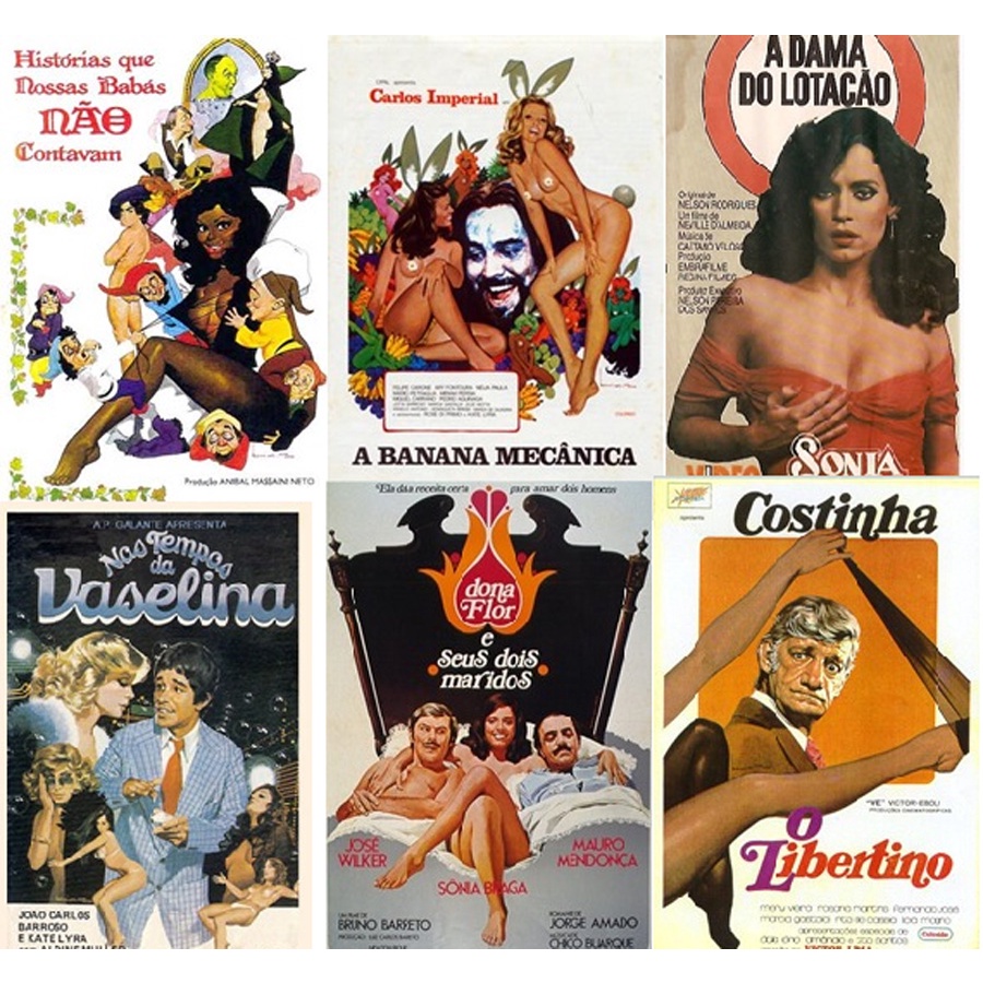 Pornochanchada  Boca do Lixo  Cinema Nacional - Filmes Diversos 20,00 a  Unid. DVD | Shopee Brasil
