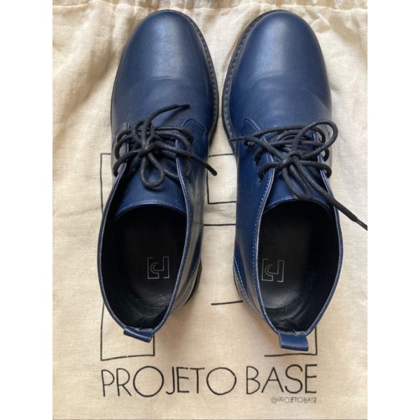 Bota coturno hot sale azul