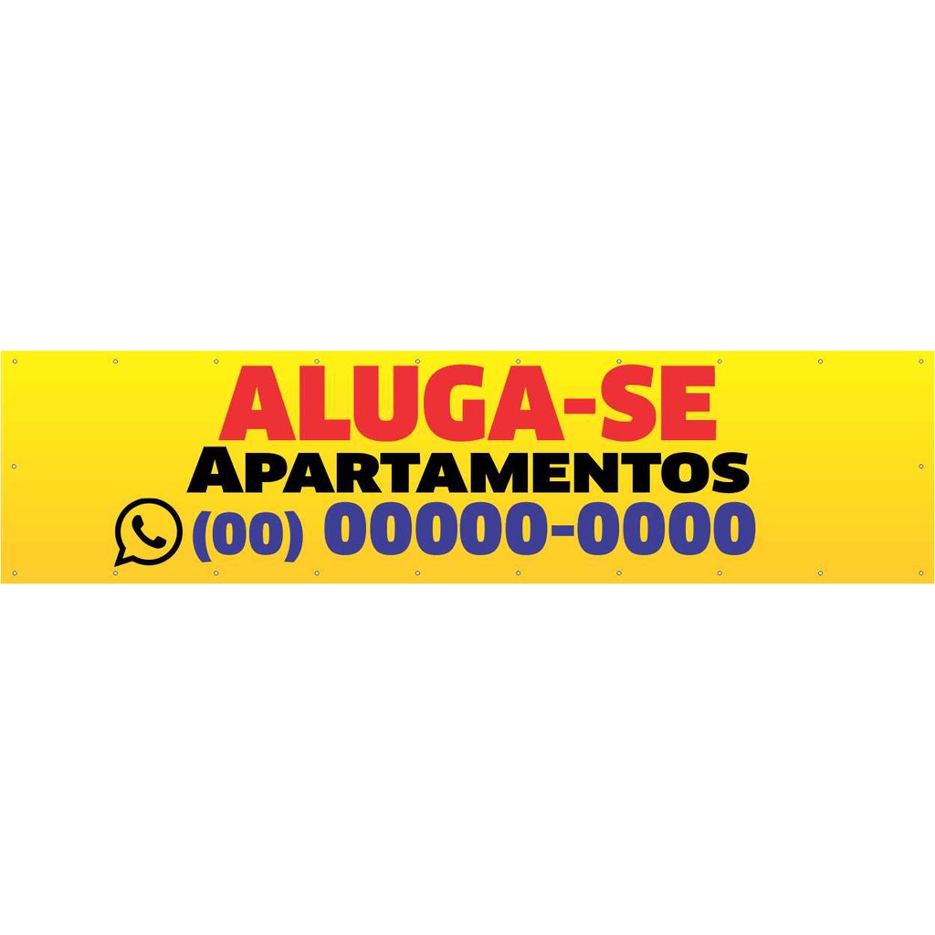 Faixa Aluga-se Apartamento modf32 | Shopee Brasil