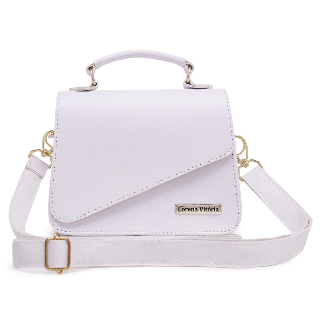Bolsa pequena feminina de mao e tiracolo Bolsinha transversal clutch ...