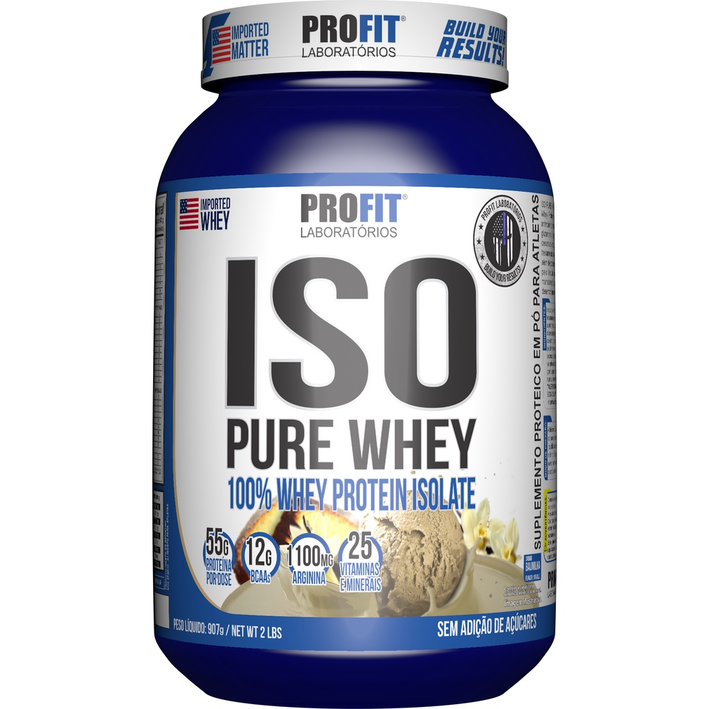 Whey Protein Isolada – Iso Pure Whey – Pote 907g – Profit