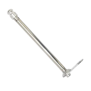 Antena Aço Inox ZEM Para Moto 125 Corta Pipa 6 Estágios Retrovisor