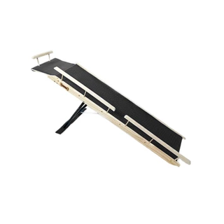 Rampa Escada Pet Até 15kg - 48 à 75 de altura Antiderrapante - Para camas altas - Com Grades - Top Plus Elite 150
