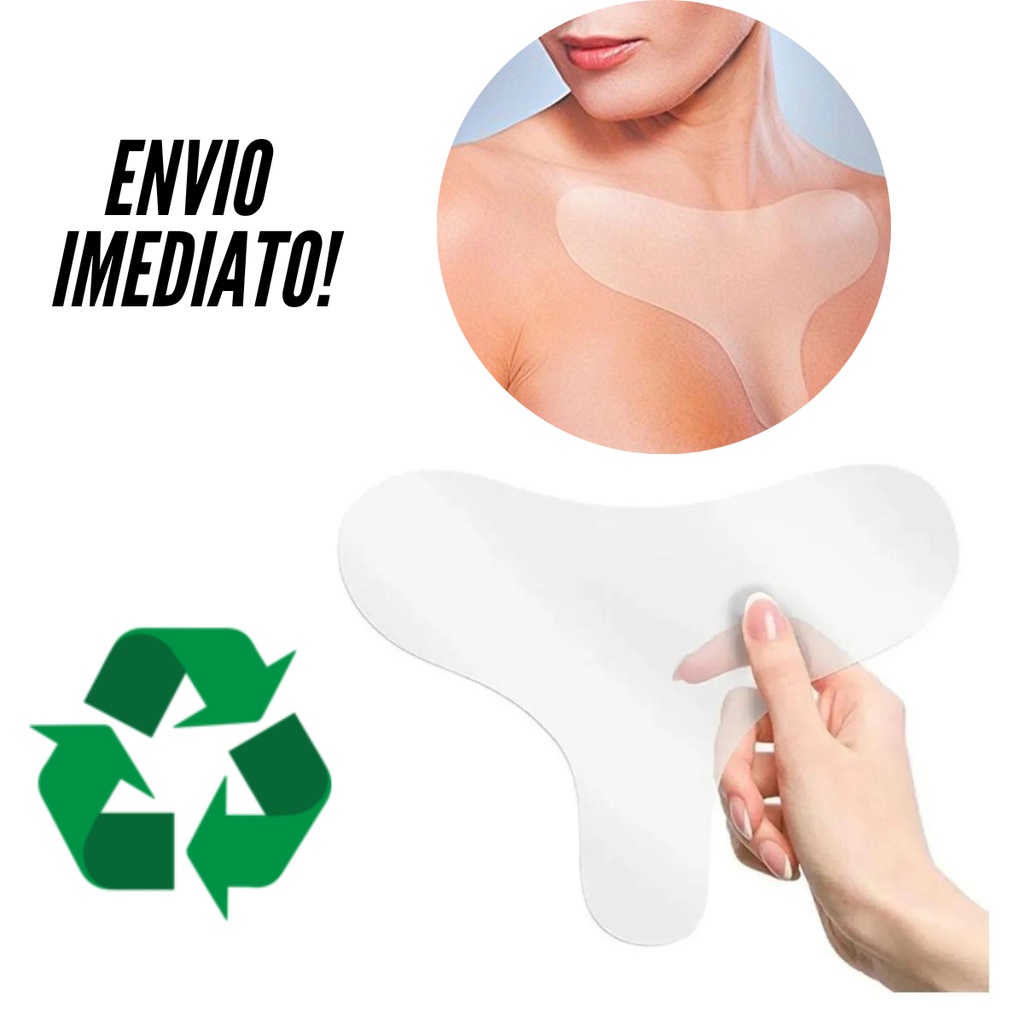 Bojo de Silicone Invisível Liso Autocolante Reutilizável / Tapa