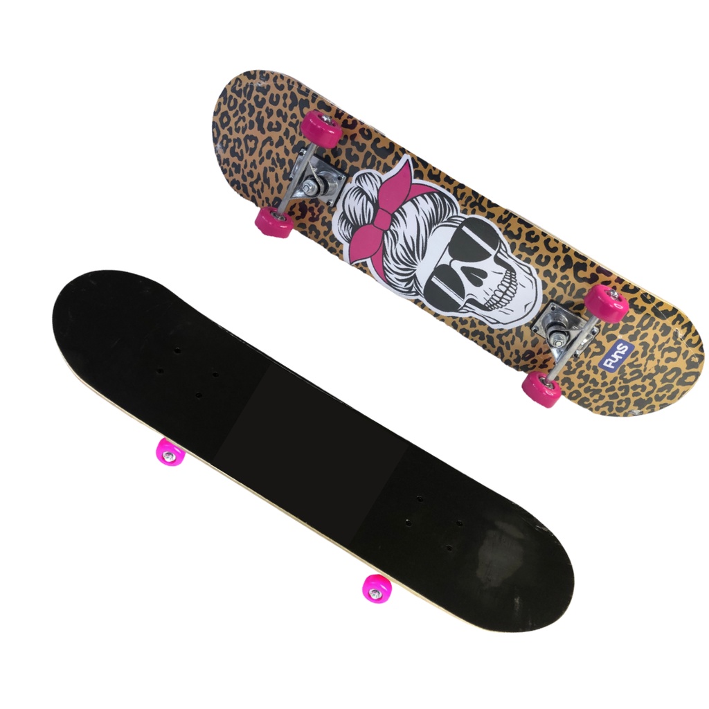 SKATE DE INICIAÇÃO - PRANCHA MADEIRA - 78cm - TOPGIM