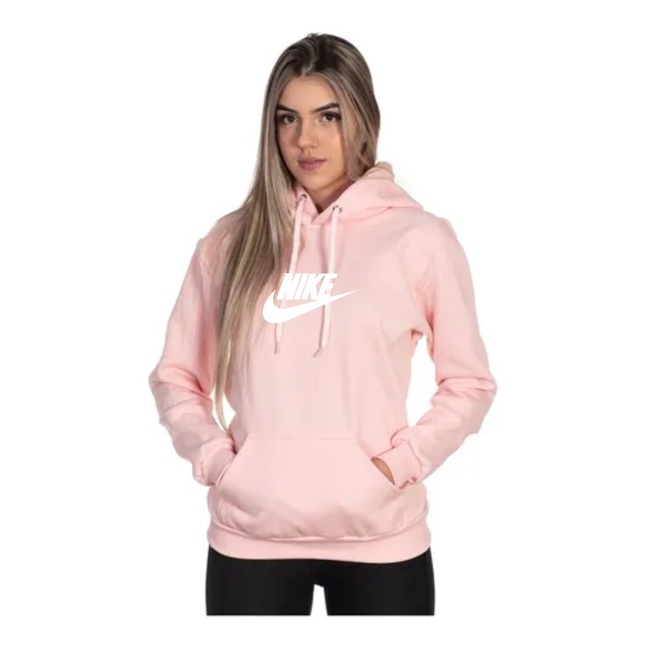 Blusa de frio store da nike rosa